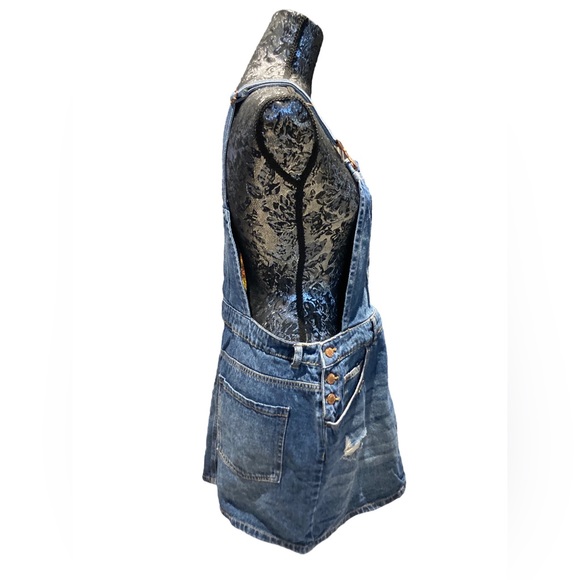 Dickies Women’s Distressed Skirt Overalls, XL - Picture 2 of 11